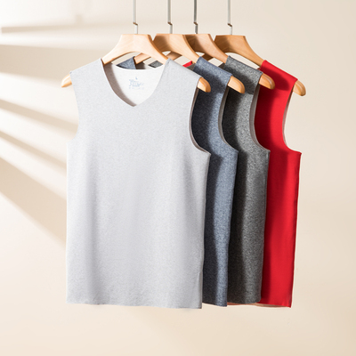 男士冬季无痕保暖背心