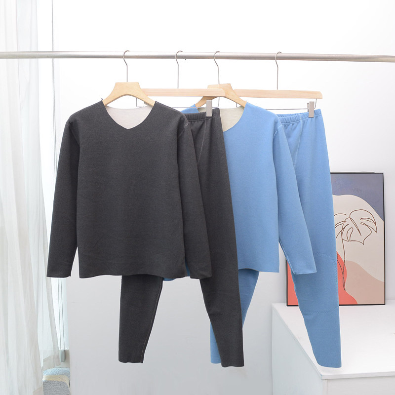 秋冬男士纯色双面加绒蚕丝羊毛德绒V领长袖长裤休闲保暖两件套装,女士内衣/男士内衣/家居服,保暖套装,淘宝优惠券,粉丝福利购,淘宝优惠卷