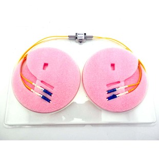 OPLINK双路机械可调光纤衰减器 MVOADUALTDZAB23双芯LC单模接头0-30DB可调原装现货在线可调旋钮式高精度MVOA