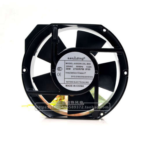 原装SAN DING A5920N-23L-B05 230V 0.22A 38W 17CM机柜风扇17251