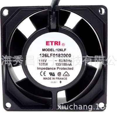 126LH2182000 126LH2181000 原装正品法国ETRI 全金属耐高温风扇