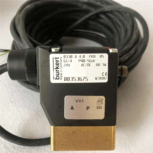burkert宝德电磁阀 A4.0 FKM MS G1/4 PN0-5bar 24V AC/ DC 40/3W