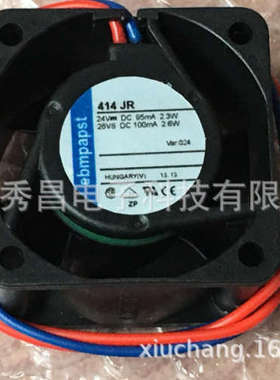414JR 24V 95MA 2.3W 原装德国ebmpapst 40*40*25MM 德国进口风扇
