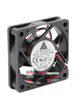 6CM台达Delta 0.12A AFB0624HB 6015 24V 滚珠工控变频器散热风扇