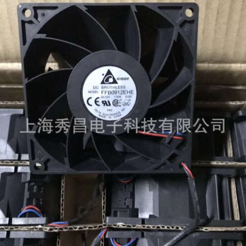 全新台达 FFB0912EHE 9038 12V 1.50A 9CM 暴力大风量双滚珠风扇