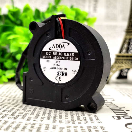 AB05124HB150100 ADDA 5015 24V 0.14A 5厘米鼓风机涡轮 散热风扇
