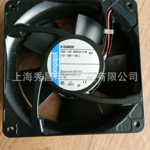 4184NXHR 24V 458mA 11W 原装德国ebmpapst 120*120*38 铝框风扇