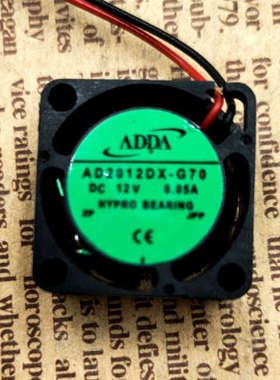 AD2012DX-G70 ADDA 2010 12V 0.05A 2厘米 微型 笔记本 散热风扇