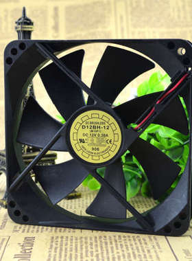 原装YaLn FAN 悦伦 12025 D12BH-12 DC12V 12CM 静音散热风扇风机