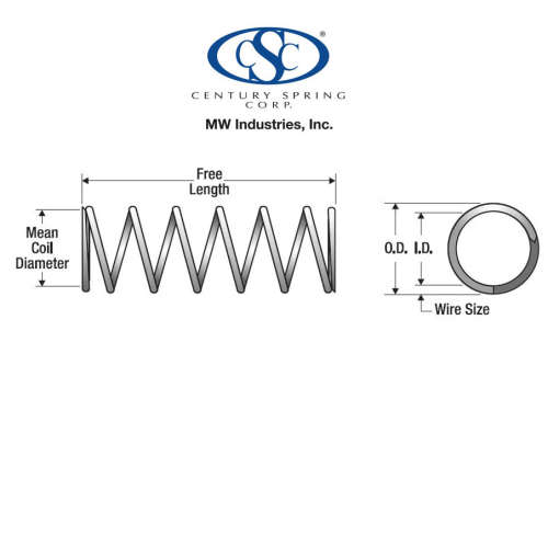 Century Spring Corp. CSC世纪春天英制弹簧代理进口MCMASTER