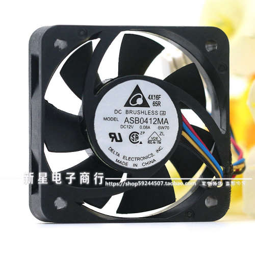 台达DELTA ASB0412MA  12V 0.10A 4010 4CM散热设备风扇PWM调速