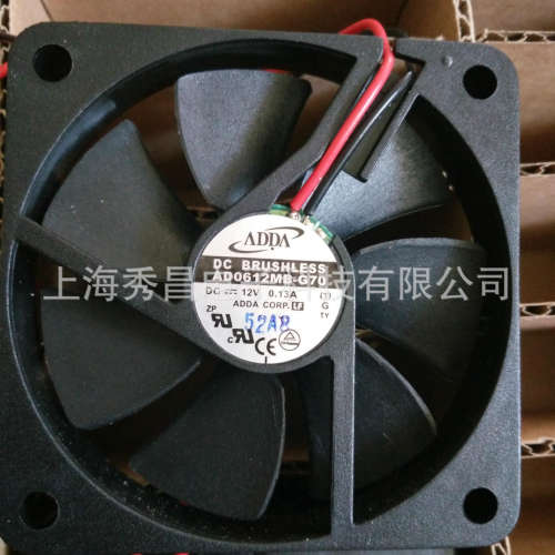 AD0612MB-G70 原装全新台湾ADDA 6010 12V 双滚珠直流风机 现货
