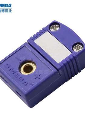 SMPW-E-F热电偶插座美国欧米原装紫色小插座测温线E等温端子接头