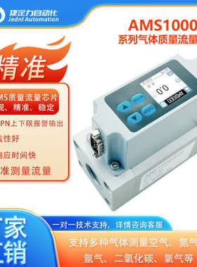 AMS1000高精度数显气体流量计模拟量RS485输出测空气氮气氧气C02