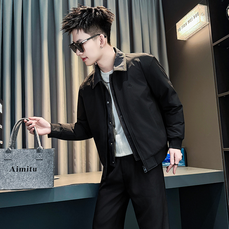 黑首F30P138-控178抖音店主风潮流夹克男士外套社会小伙，男装夹克，星座309A