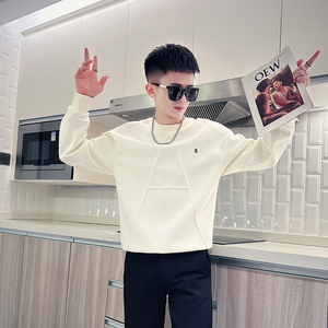 米首WY303-P58控78抖音主风秋冬时尚男士卫衣休闲百搭男社会小伙,男装卫衣,星座309A