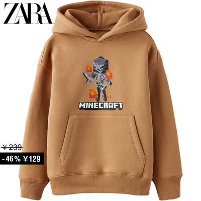 ZARA 特价精选 童装男童 我的世界™印花卫衣 0547663 756