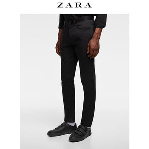 99元包邮  ZARA男装 06861660800丝缎质感紧身裤