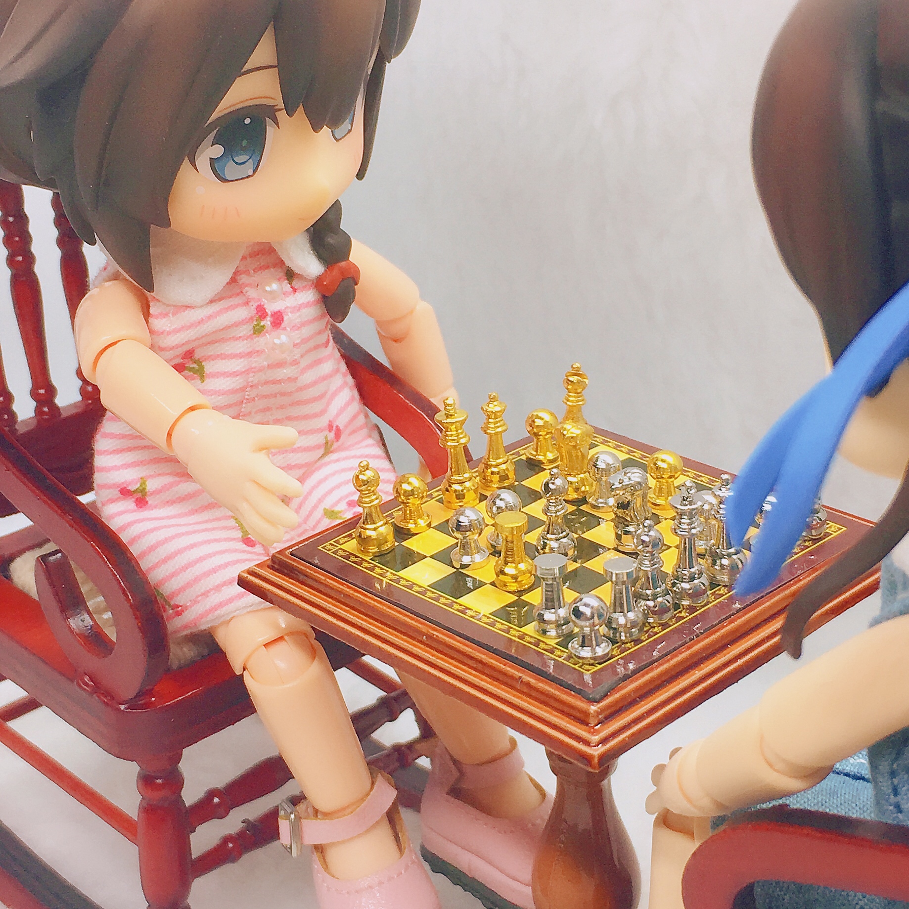 ob11西洋棋 12分BJD家具 Molly可用拍照道具 迷你娃屋搭配场景