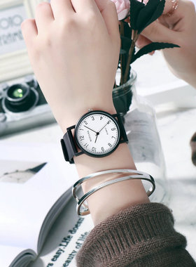 公务员考试专用手表男款初高中学生公考只看时间2024新款静音机械