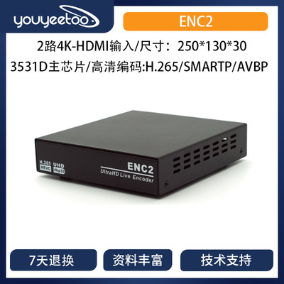 ENC22路4K编码器编码盒