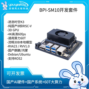 BPI-SM10(K3-CoM260)开发板套件 进迭时空K3 8核RISC-V芯片AI算力