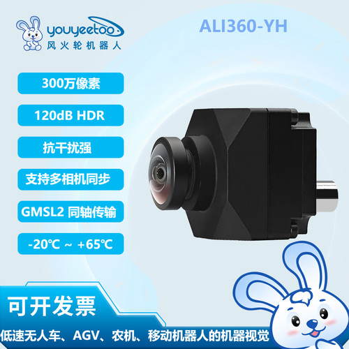相机艾利光ALI360YH GMSL2 摄像头车载、无人车 AGV 模组
