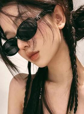 墨镜女夏圆脸防紫外线强光男士