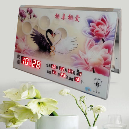 电表箱装饰画液压杆钟表万年历客厅遮挡配电箱打孔挂现代简约新品