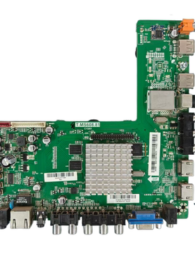 原装高清智能网络主板T.MS608.81、3D安卓WIFI，屏V500HJ1-PE8