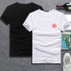t桖丅 潮流韩版 短袖 男士 体恤衫 T恤夏季 大码 上衣服汗衫 男装 印花半袖