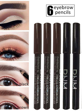 DNM wood dark brown eyebrow pencil waterproof sweat easy眉笔