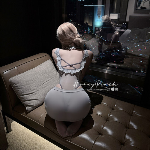 情感趣味禁欲系制服女连体衣包臀