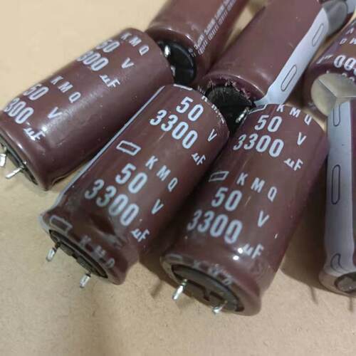 50V电解电容 进口黑金刚电容 KMQ  50V 3300uF 发烧电容 滤波电容