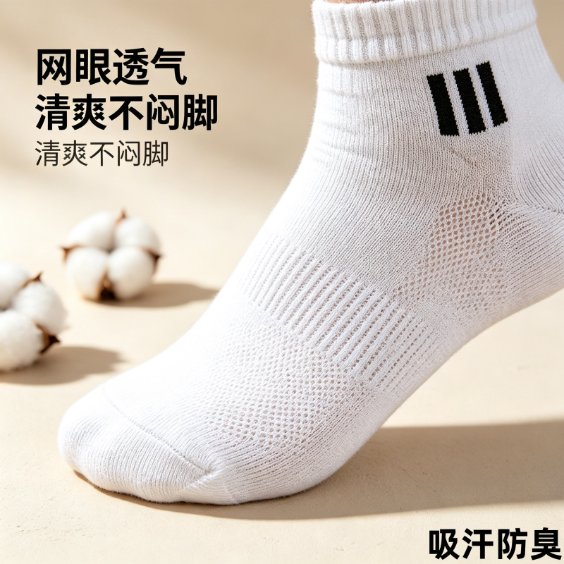 均码弹力百搭吸汗干爽情侣棉袜图片