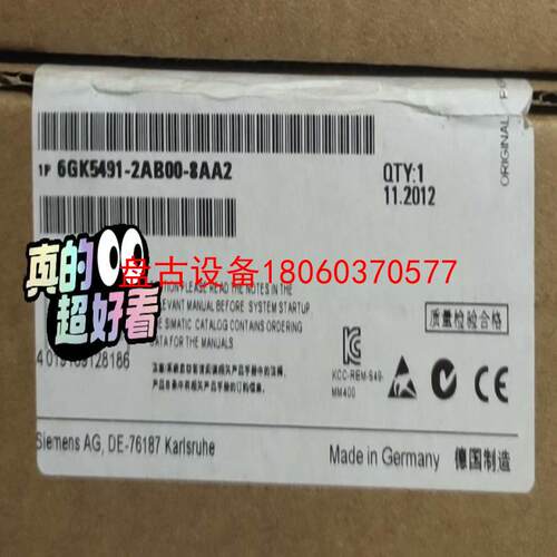 【盘古设备】6gk5491-2ab00-8aa2  西门子模块