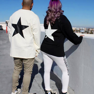 FOG GFKC复线essentials美式潮牌五角星设计打底衫男士款T恤长袖