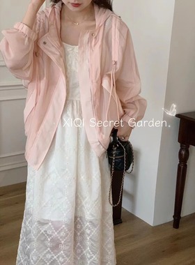 防晒 2023夏新款甜美减龄小个子显瘦套装