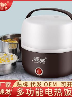 电热饭盒加热自热可插电蒸煮饭盒便当盒热饭神器electric cooker