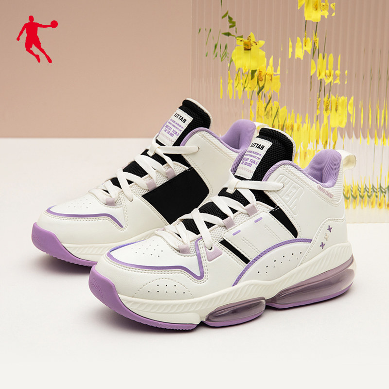 乔丹篮球鞋女鞋正品皮面运动鞋百搭35缓震36学生断码清仓福袋鞋子