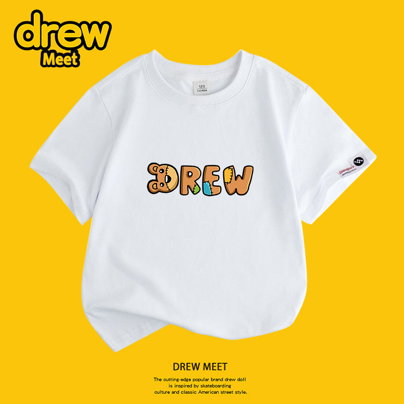 drew系列儿童纯棉小熊T恤