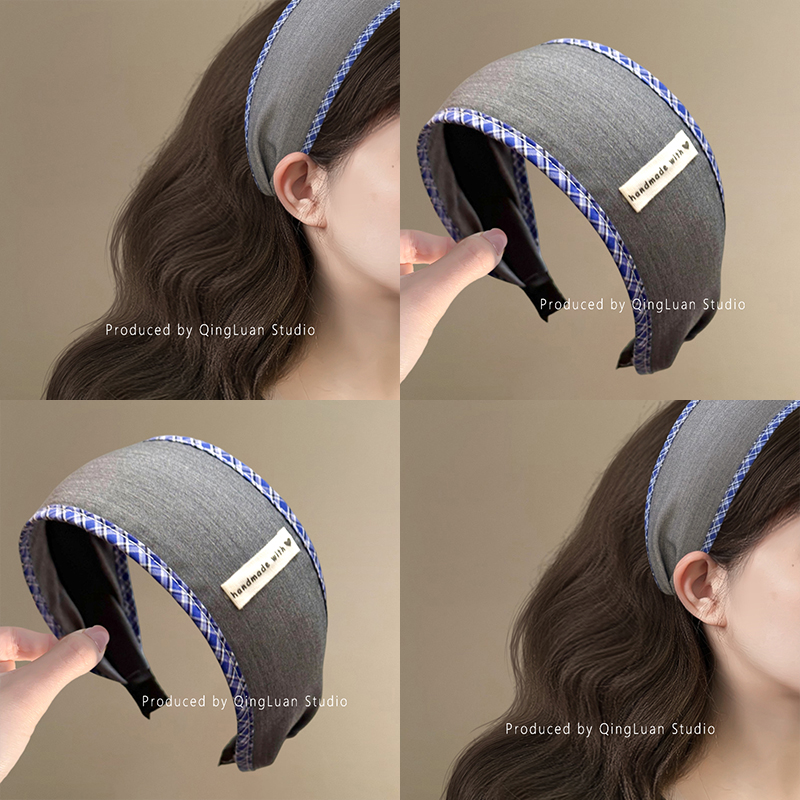 航海艺术家~高质感蓝灰发箍