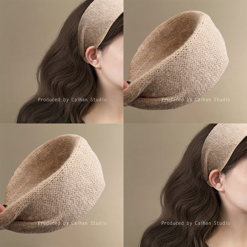 温珞佳人~秋冬气质绒面宽边发箍