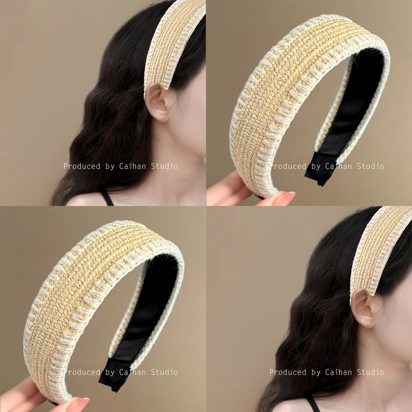 度假时光~波西米亚风编织发箍