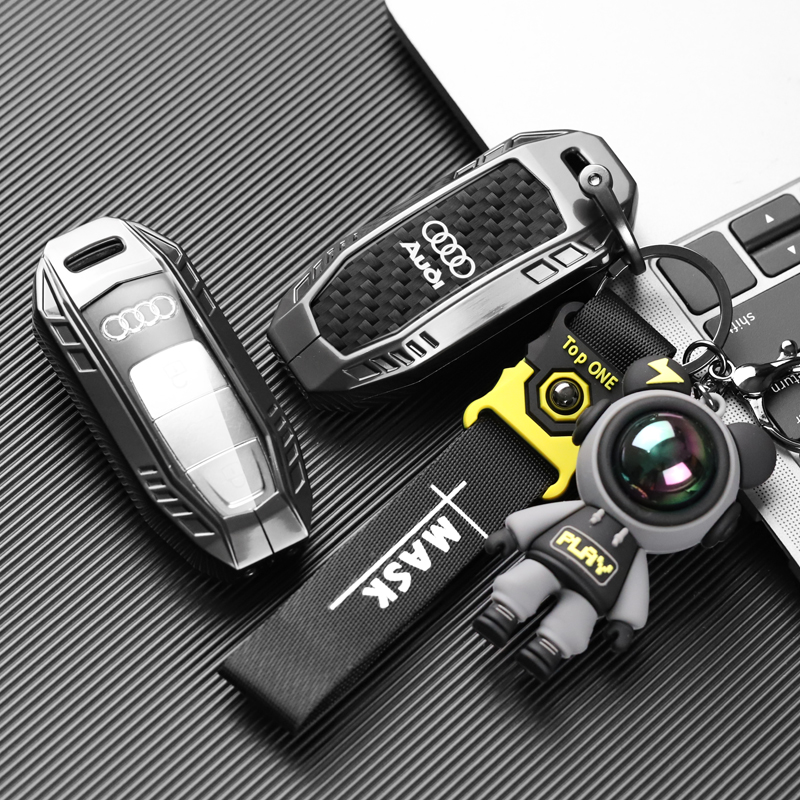 2024款奥迪A8L钥匙套18/19/20/21/22/23款A8专用高端汽车包壳扣男