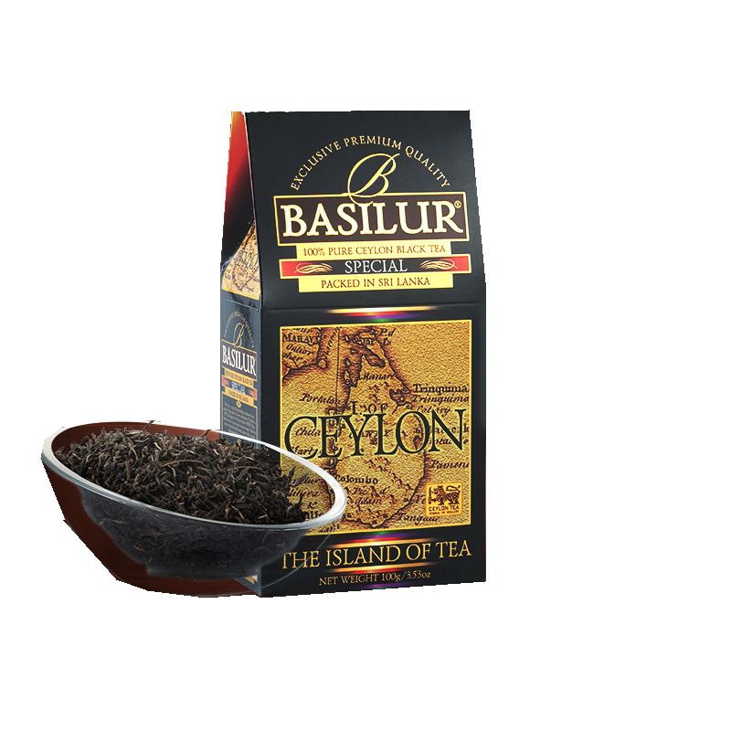 basilur宝锡兰岛红茶茶叶盒装珍藏版100g斯里兰卡原装进口红茶