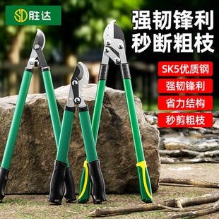 胜达剪枝剪刀果树修枝专用树枝修大力粗枝大枝剪园林修剪神器强力