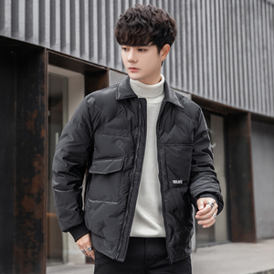 23年冬季翻领羽绒服男 标80绒韩版百搭外套YR2172-P188图片