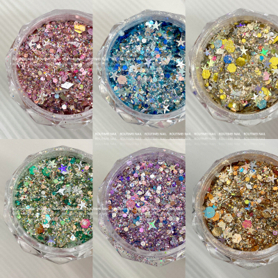 柔荑美中国美甲亮片美观