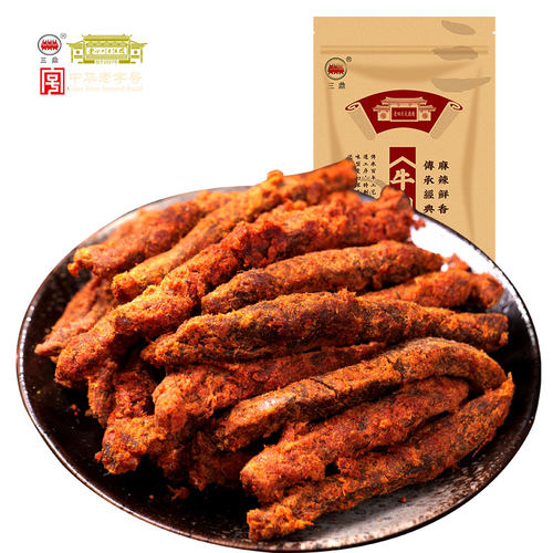 三鼎250g老四川酒楼美味牛肉干